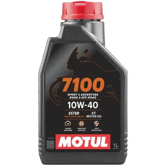 Motul 7100 10W-40 Yeni Nesil Motosiklet Yağı 1 LT.