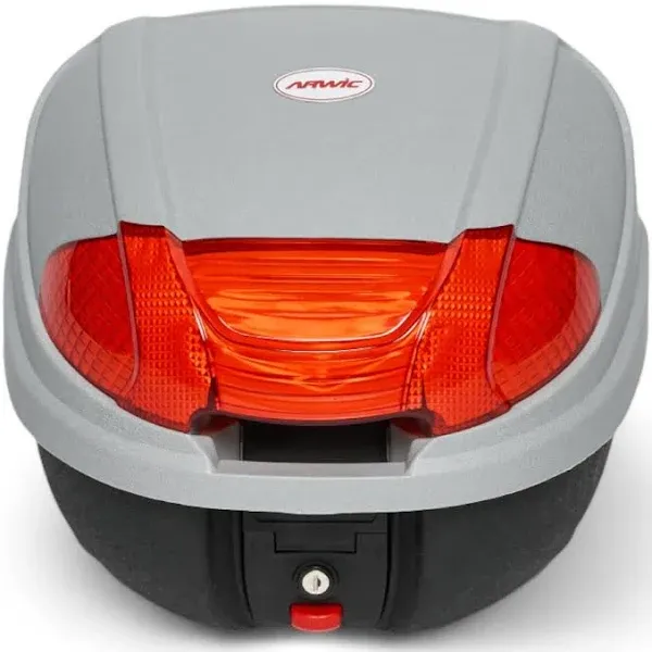 Motosiklet Arka Çanta - Topcase 32 Litre Gri Arwic