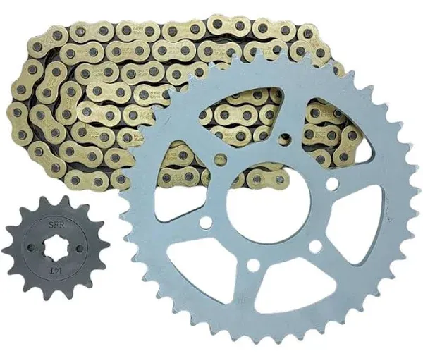 O RİNGLİ ZİNCİR DİŞLİ SET [GOLD] [14T/40T] [520H x 108L] BAJAJ PULSAR NS 200 - SFR