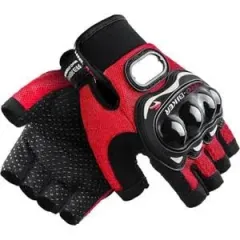 KORUMALI ELDİVEN PRO-BIKER KIRMIZI