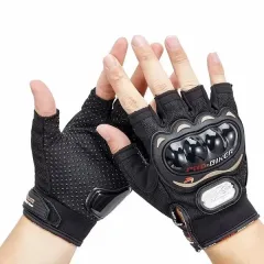 KORUMALI ELDİVEN PRO-BIKER SİYAH